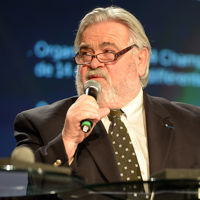 Jean Pierre DESCHAMPS - Président de la CNK lors de la présentation de la saison 2014 FFSA