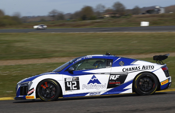 Greg Guilvert Audi R8 LMS GT4 Nogaro 2018